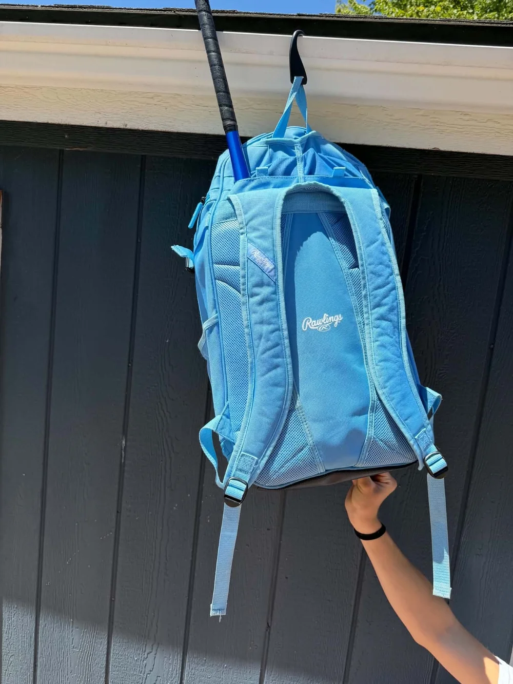 Rawlings Turquoise Blue Number 9 Athletic Backpack